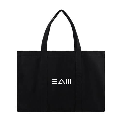 VINGA Hilo AWARE™ recycled canvas maxi tote bag - Image 4